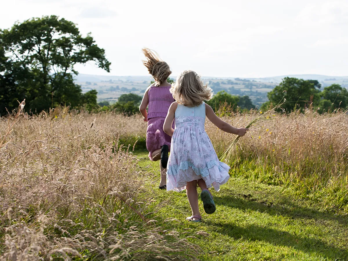 Children Playing in the Field